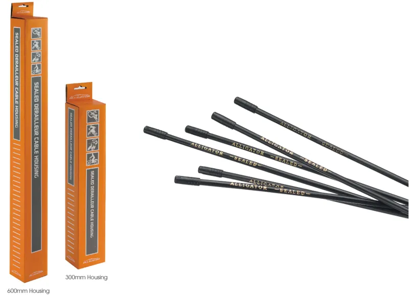 Alligator Outer Derailleur Casing 4mm x 300mm Black